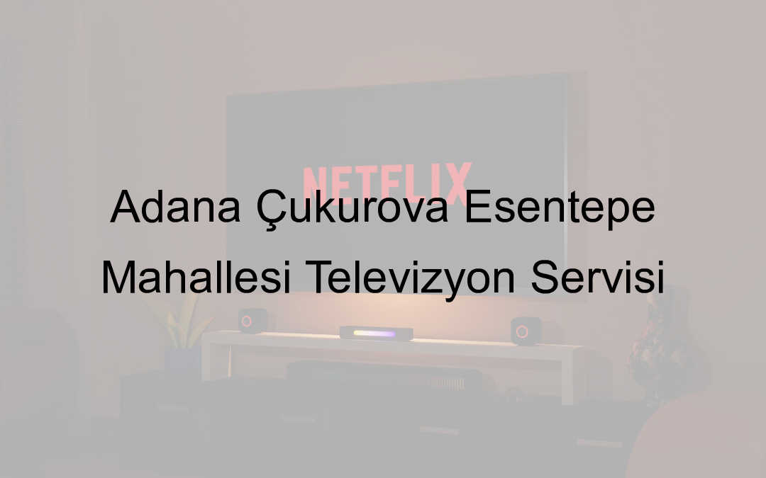Adana Çukurova Esentepe Mahallesi Televizyon Servisi